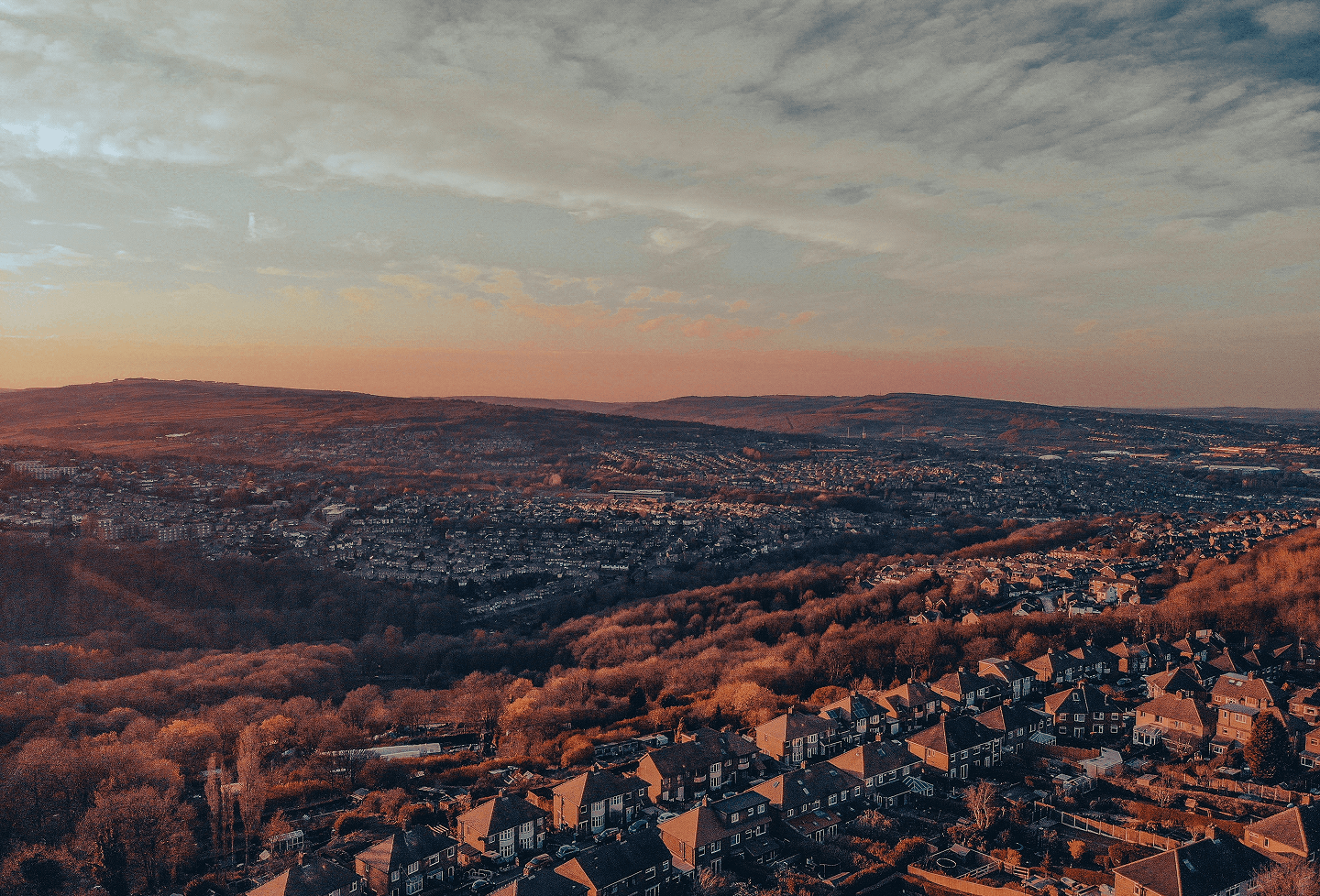 South Yorkshire skyline.